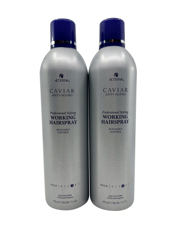 Alterna Caviar Anti Aging Working Hairspray Buildable Control 15.50 OZ DUO Fashion