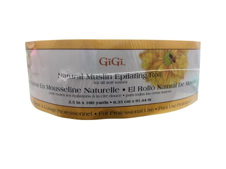 GiGi Natural Muslin Epilating Roll 2.5  x 100 Yards Discount