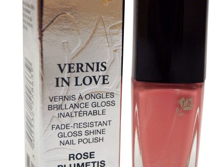 Lancome Paris Vernis In Love Gloss Shine Nail Polish 300M Rose Plumetis Hot on Sale