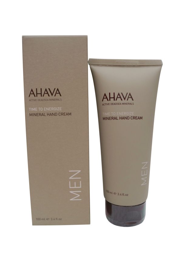 AHAVA Time to Energize Mineral Hand Cream for Men, 3.4 fl. oz. For Discount