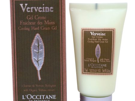 L Occitane Verbena Cooling Hand Cream Gel 2.6 oz 75 ml Online now