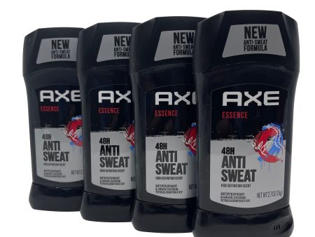 4 Pack - AXE Antiperspirant Stick, Essence 2.7 Oz Each Discount