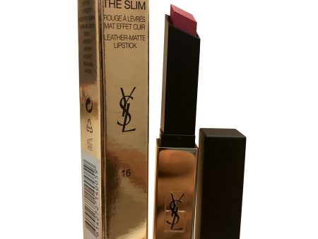 YSL Rouge Slim Leather Matte Lipstick 16 Rosewood Oddity 0.08 OZ Cheap