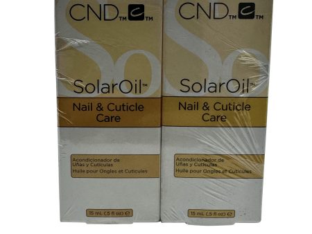 CND Solar Oil Moisturizing & Conditioning Nail & Cuticle Care 0.5 OZ Set of 2 Online now