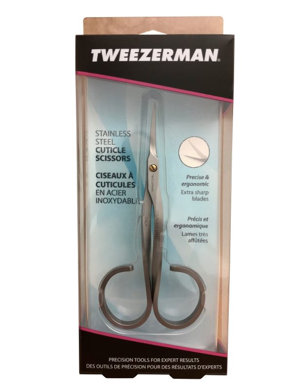 Tweezerman Stainless Steel Cuticle Scissors Model 3004-R Online