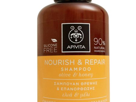 Apivita Nourish & Repair Shampoo Olive & Honey  8.45 OZ Sale