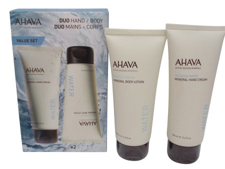 AHAVA Deadsea Water Mineral Hand & Body Cream Duo Sale