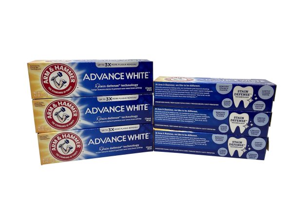 Arm & Hammer Advanced White Toothpaste Clean Mint 4.3 OZ Pack of 6 Online Hot Sale