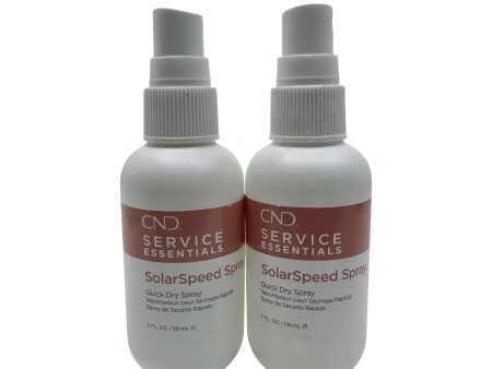 CND Service Essentials SolarSpeed Spray Quick Dry Spray 1 OZ Set of 2 Sale