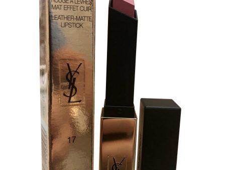 Yves Saint Laurent  Rouge Pur Couture Slim Leather Matte Lipstick #17 Nude Antonym 0.08 OZ Fashion