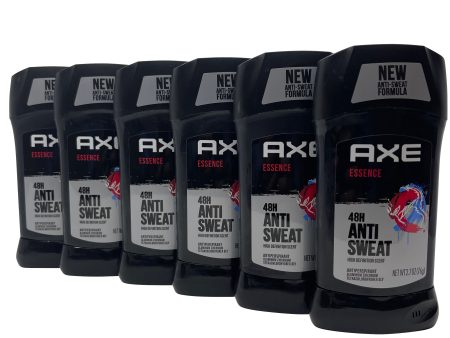 6 Pack AXE Antiperspirant Stick, Essence 2.7 Oz Each Fashion