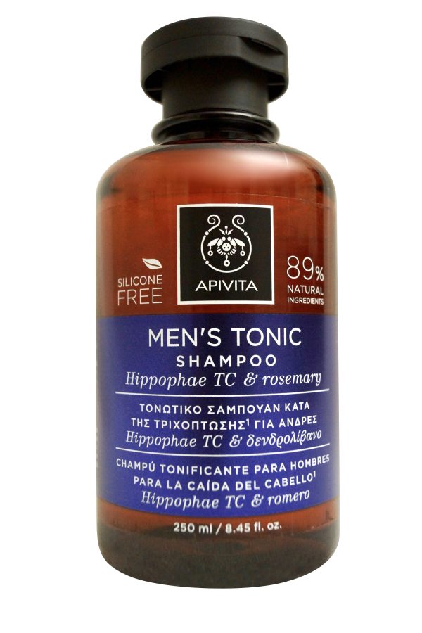 Apivita Men s Tonic Shampoo Hippophea TC & Rosemary 8.45 OZ Supply