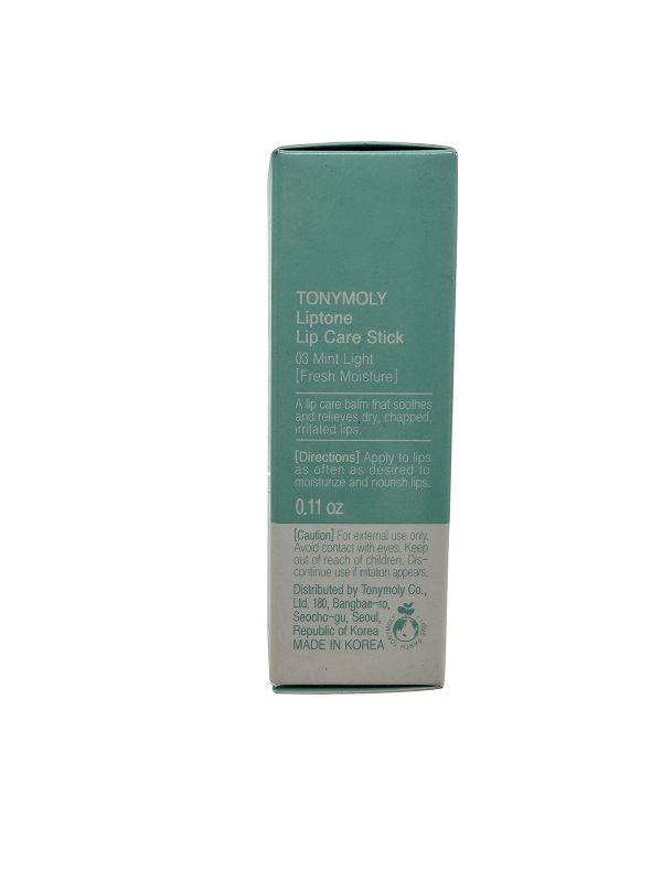 TonyMoly Liptone Lip Care Stick 03 Mint Light 0.11 OZ Online Hot Sale