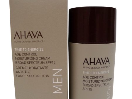 AHAVA Time to Energize Age Control Moisturizing Cream For Men, 1.7 fl. oz. Online Hot Sale