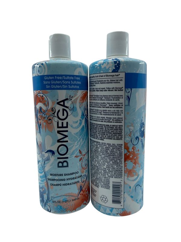 Aquage Biomega Moisture Shampoo Sulfate Free 32 OZ Set of 2 Online