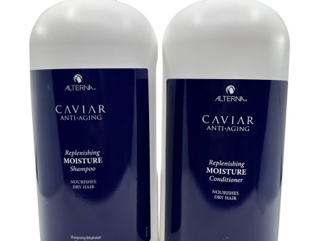 Alterna Caviar Replenishing Moisture Shampoo & Conditioner 67.6 OZ Each For Discount