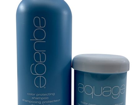 Aquage Color Protecting Shampoo 35 OZ & Conditioner 16 OZ on Sale