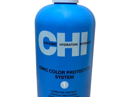 CHI Ionic Color Protector System 1 Sulfate Free Shampoo 12 OZ Discount