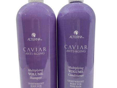 Alterna Caviar Multiplying Volume Shampoo & Conditioner Fine Hair 33.8 OZ Each on Sale