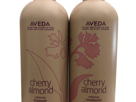 Aveda Cherry Almond Softening Shampoo & Conditioner Set 33.8 OZ Each Online now