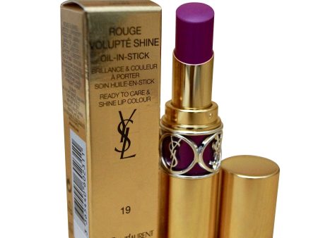 YSL Rouge Vulpte Shine Lipcolor 19 Fuchsia Denim 0.15 OZ For Sale