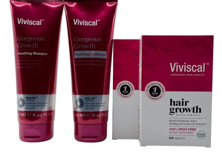 Viviscal Shampoo & Conditioner 8.45 OZ Ea & Hair Growth Supplements 120 Tablets Sale