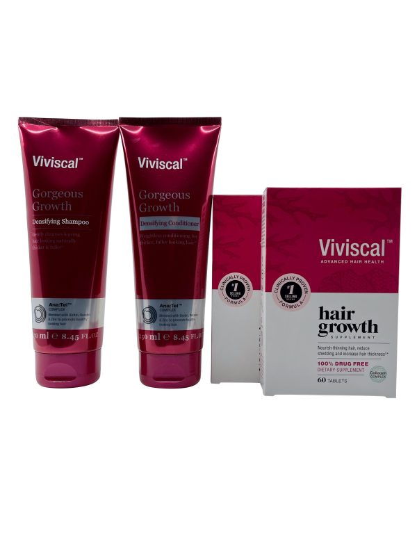 Viviscal Shampoo & Conditioner 8.45 OZ Ea & Hair Growth Supplements 120 Tablets Sale