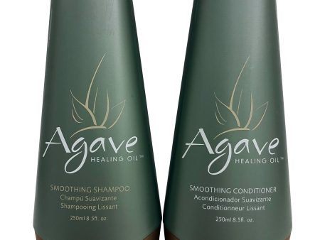 Agave Smoothing Shampoo & Conditioner Set 8.5 OZ Each Online now