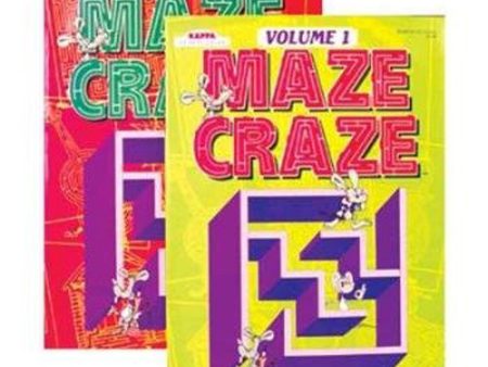 KAPPA - Maze Craze Puzzle Book - 129 Pages Cheap