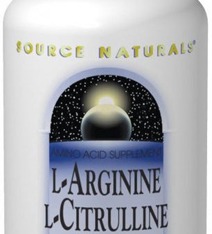 SOURCE NATURALS - L-Arginine L-Citrulline Complex - 120 Tablets For Sale