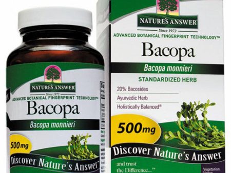 NATURE S ANSWER - Bacopa Standardized 500 mg - 90 Vegetarian Capsules Online