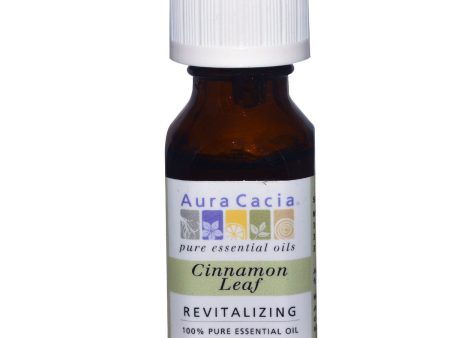 AURA CACIA - 100% Pure Essential Oil Cinnamon Leaf Revitalizing - 0.5 fl. oz. (15 ml) Online Sale