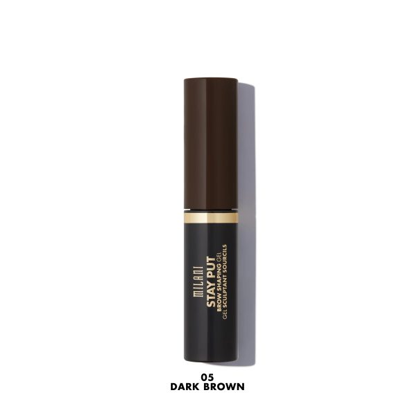 MILANI - Stay Put Brow Shaping Gel Dark Brown - 0.24 fl oz (7.1 ml) Online Hot Sale