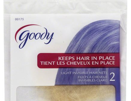 GOODY - Hair Nets Invisible Dark Brown - 2 Pack Discount