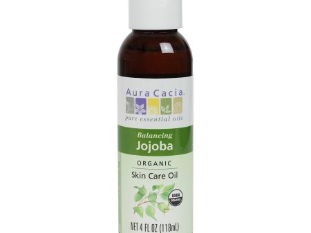 AURA CACIA - Balancing Jojoba Organic Skin Care Oil - 4 fl. oz. (118 ml) Discount