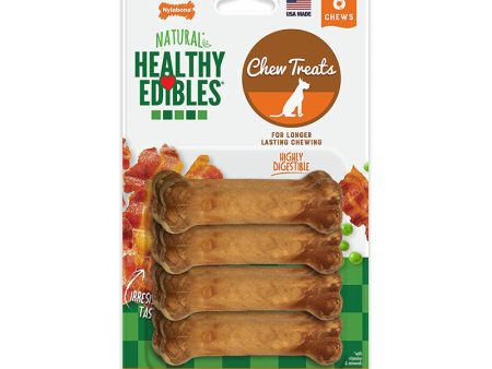 HEALTHY EDIBLES - Bacon Dog Treat Bones Petite - 8 Pack Hot on Sale