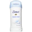 DOVE - Original Clean Anti-Perspirant Deodorant - 2.6 oz (74 g) Supply