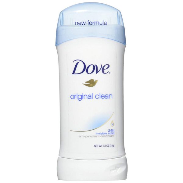 DOVE - Original Clean Anti-Perspirant Deodorant - 2.6 oz (74 g) Supply