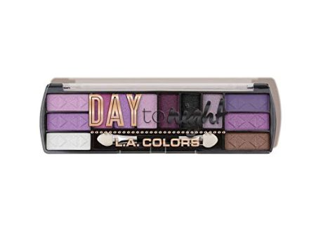 L.A. COLORS - Day To Night 12 Color Eyeshadow Twilight - 0.28 oz.. (8 g) Fashion