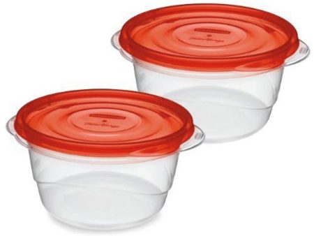 RUBBERMAID - Small Bowls Containers + Lids 3.2 Cups - 2 Bowls Online Sale