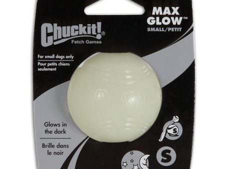 CHUCKIT - Max Glow Ball Dog Toy Small - 2  Diameter For Discount