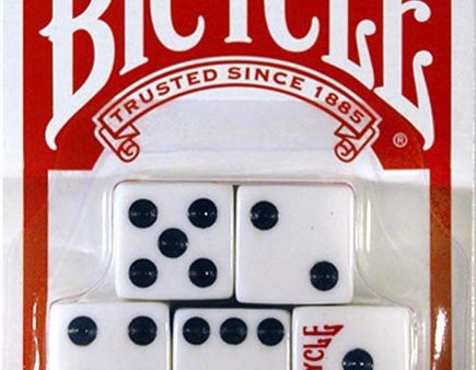 BICYCLE - Bicycle Regular Dice - 5 Count Supply