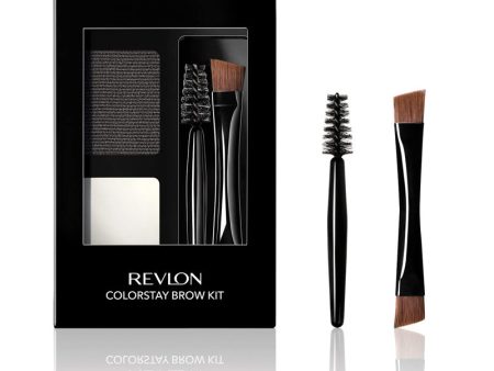 REVLON - ColorStay Brow Kit, Soft Black - 1 Kit on Sale