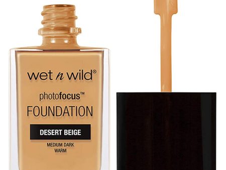 WET N WILD - Photo Focus Foundation, Desert Beige - 1 fl. oz. (30 ml) For Cheap