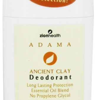 ZION - Adama Clay Deodorant Stick - 2.5 oz. (75 ml) For Discount