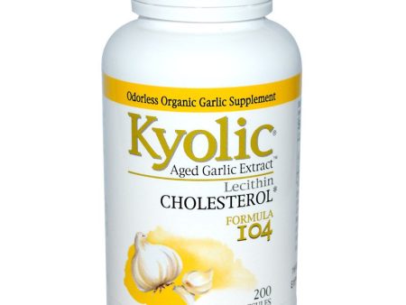 KYOLIC - Aged Garlic Extract with Lecithin Formula 104 - 200 Capsules Online now