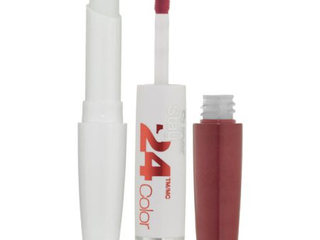 MAYBELLINE - SuperStay 24 2-Step Lipcolor 090 Timeless Rose - 0.14 oz. For Sale