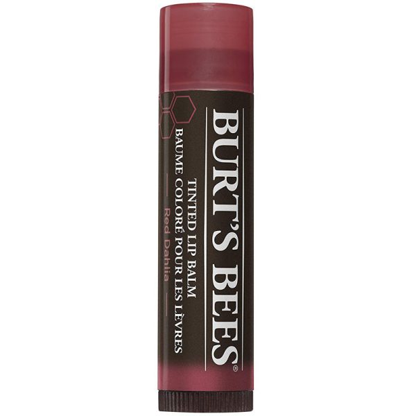 BURT S BEES - 100% Natural Tinted Lip Balm, Red Dahlia - 0.15 oz. (4.25 g) Online Sale