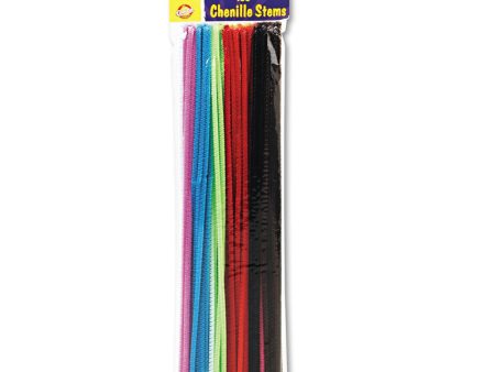 CREATIVITY - Chenille Stems 4mm x 12in. Assorted Colors - 100 Stems Sale