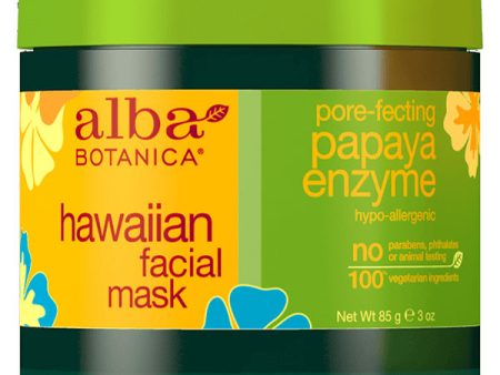 ALBA BOTANICA - Hawaiian Facial Mask Pore-fecting Papaya Enzyme - 3 oz. (85 g) Discount